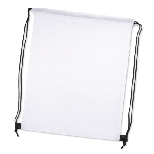 White Wilston Drawstring Backsacks